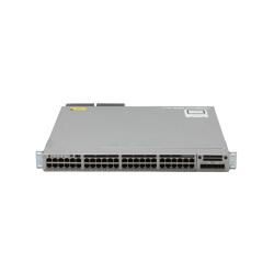 Cisco Catalyst 3850-48P (Used) — 48×1GE, 2×10G SFP+, 2×1G SFP, 2×1100W PSU, L3 License